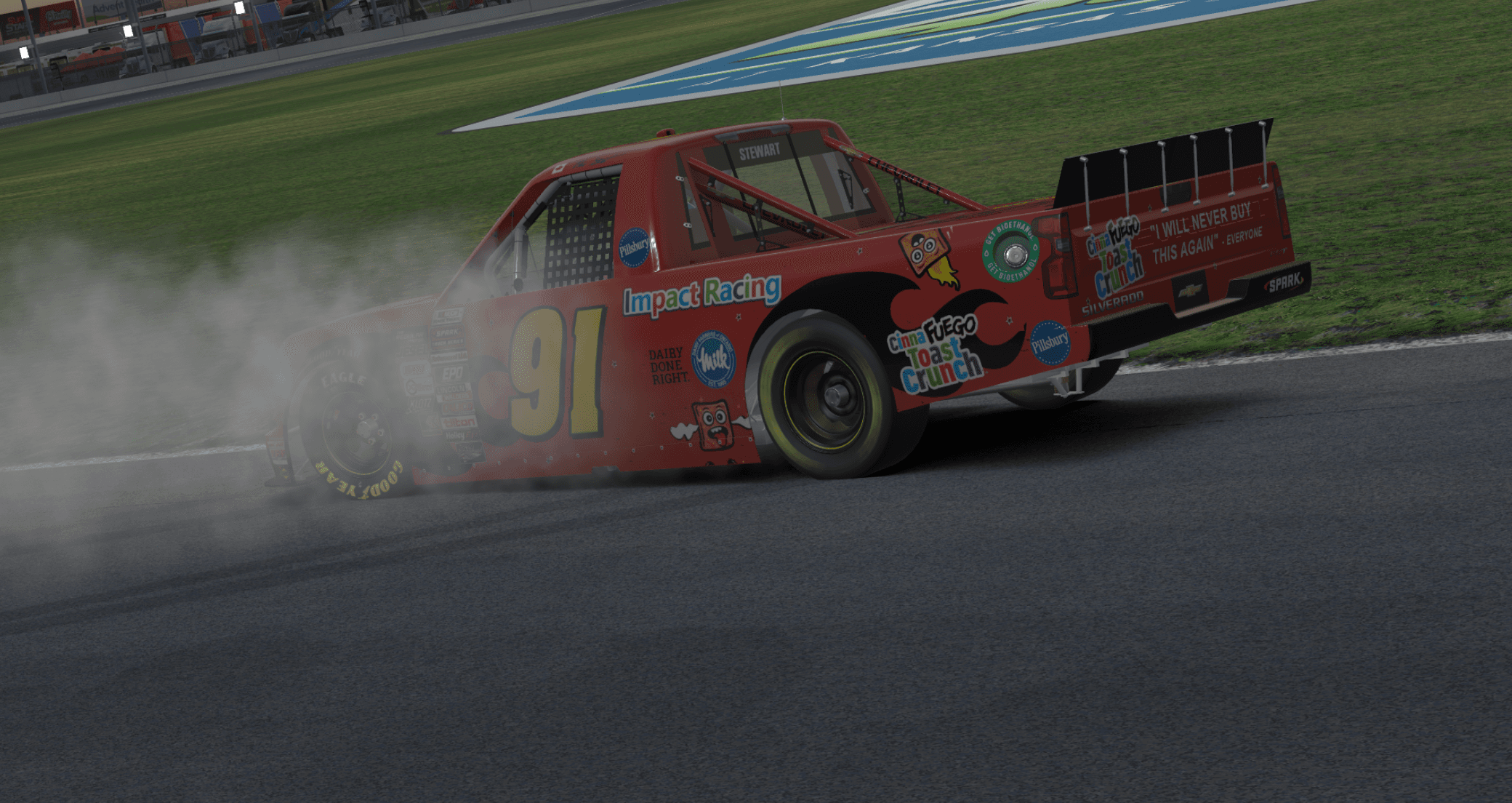 No. 91 finishes the show